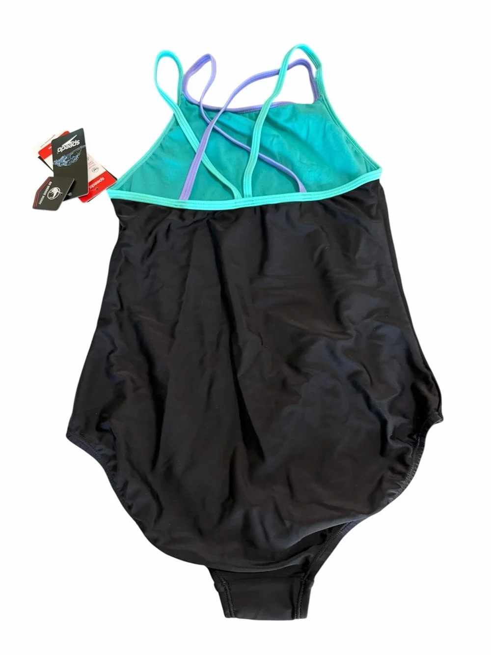 Speedo NEW Girls One Piece Swimsuit Size 16 #260041